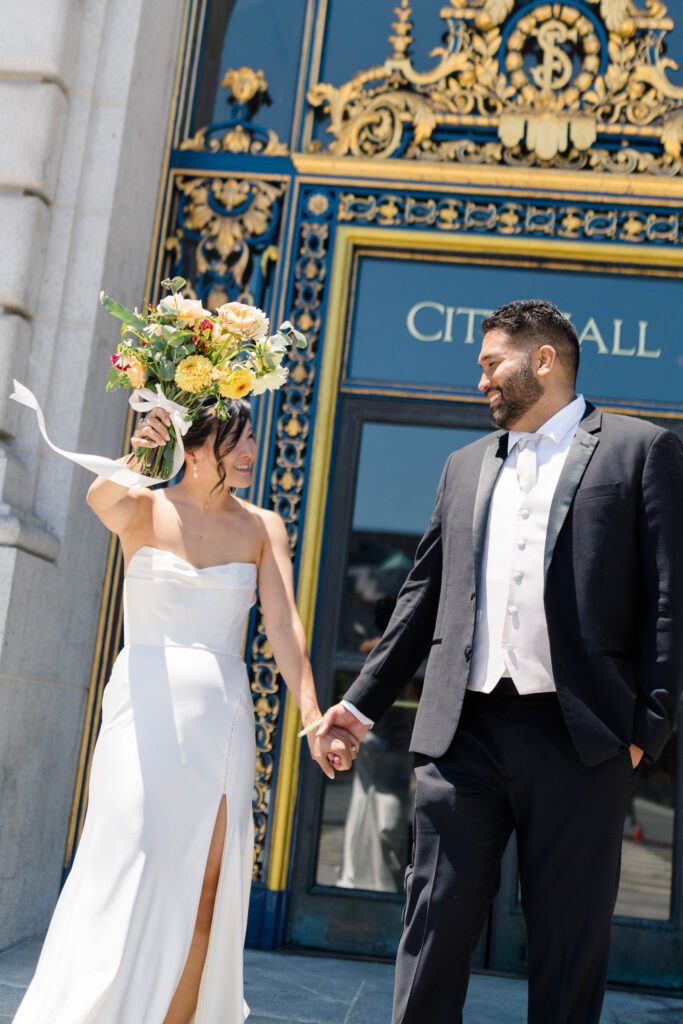 San Francisco City Hall Wedding Day 
