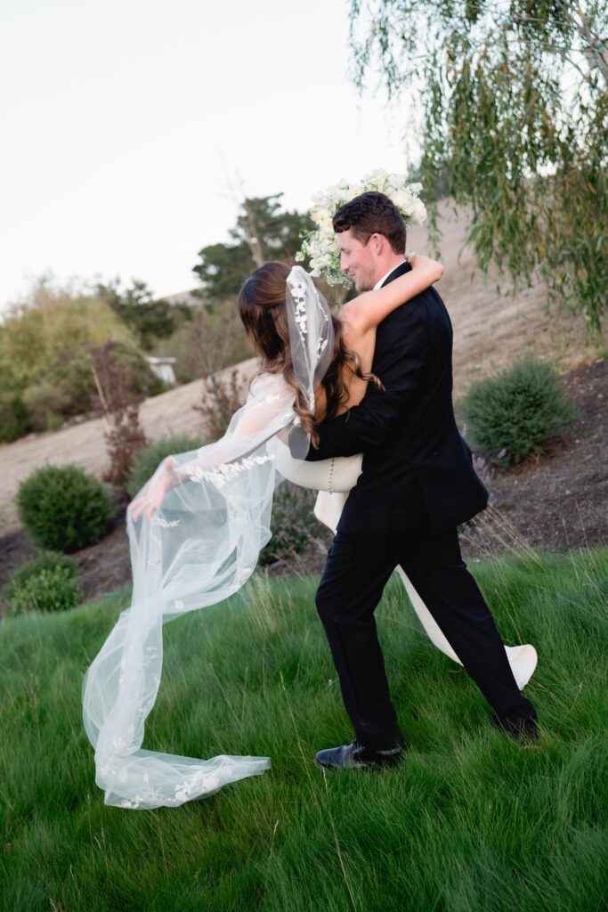 bride and groom portraits during golden hour olympias valley estate in petaluma california, wedding photography by alyssa gayle photography based in san francisco california and traveling worldwide