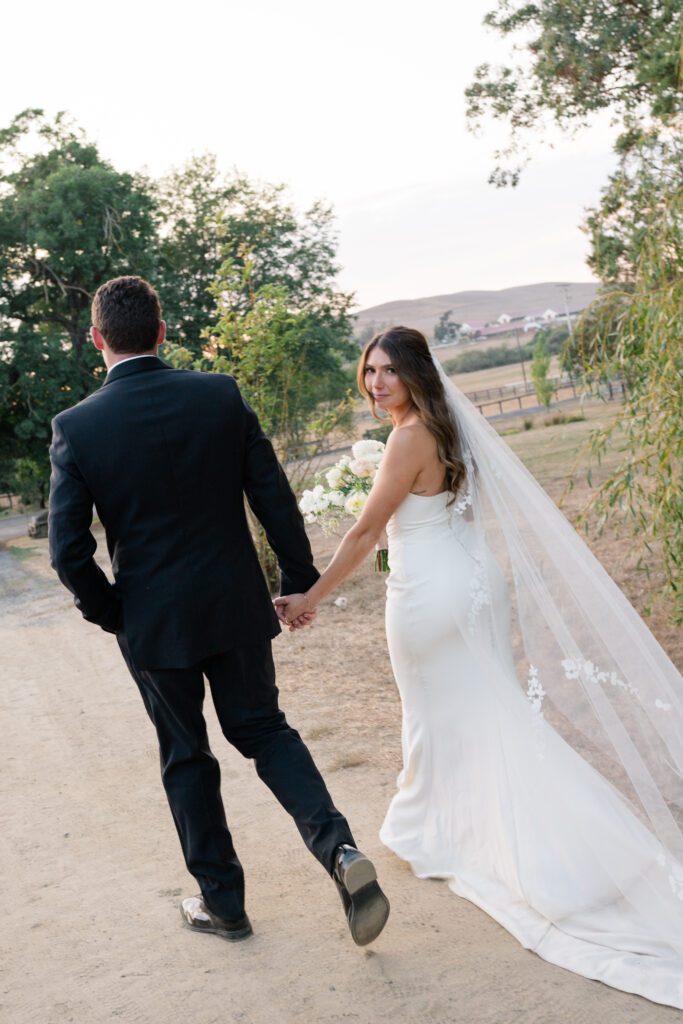 bride and groom portraits during golden hour olympias valley estate in petaluma california, wedding photography by alyssa gayle photography based in san francisco california and traveling worldwide